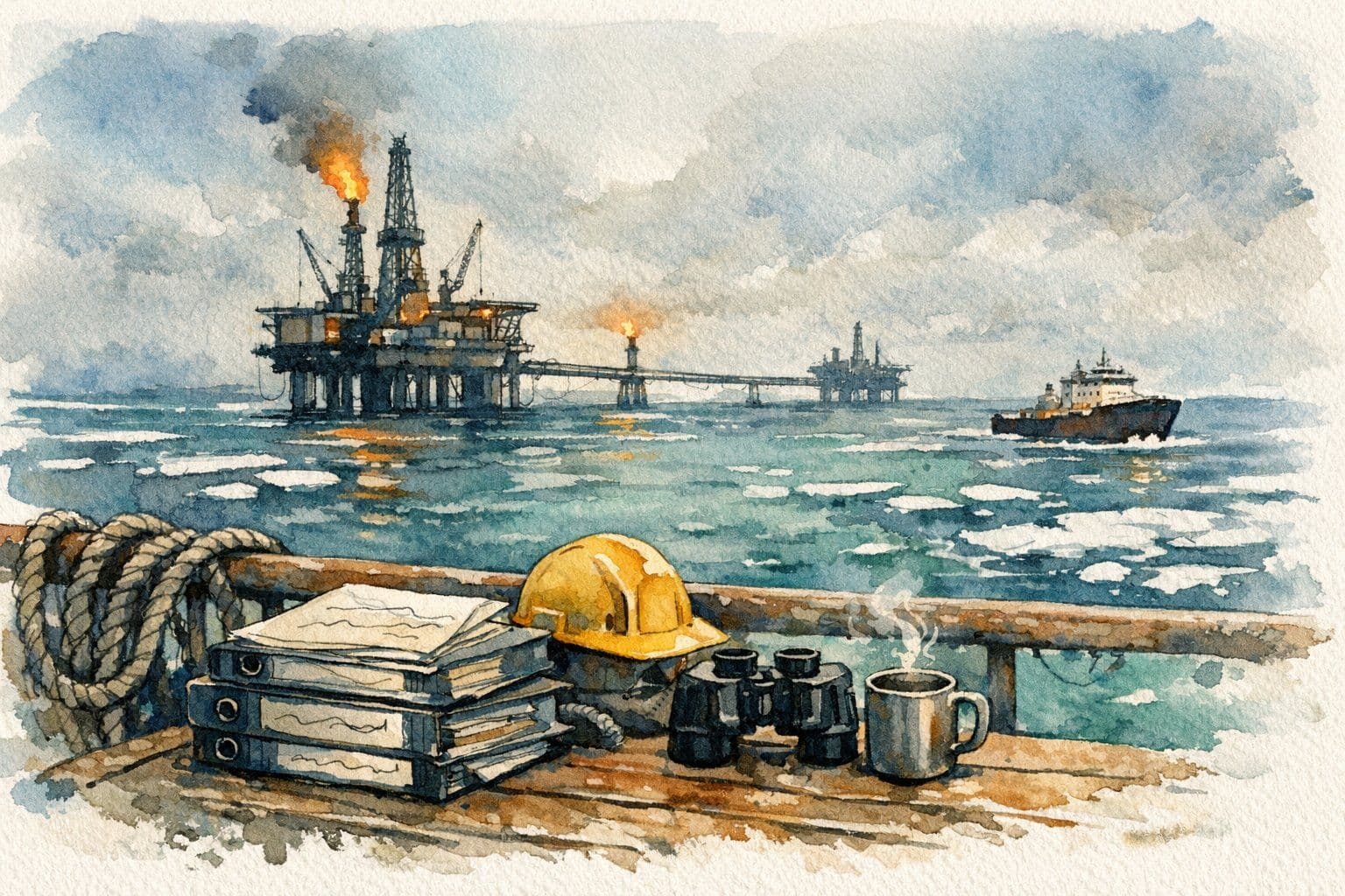 Перевод документации для морских нефтегазовых платформ на Каспии