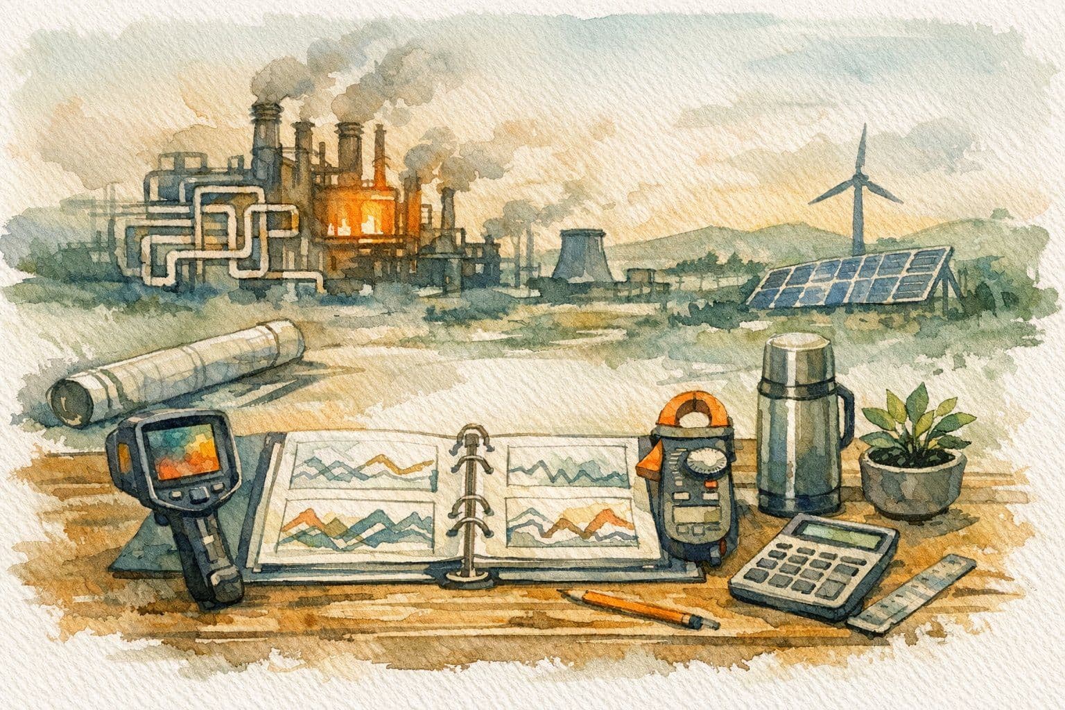 Перевод технических отчётов по энергоэффективности промышленных объектов
