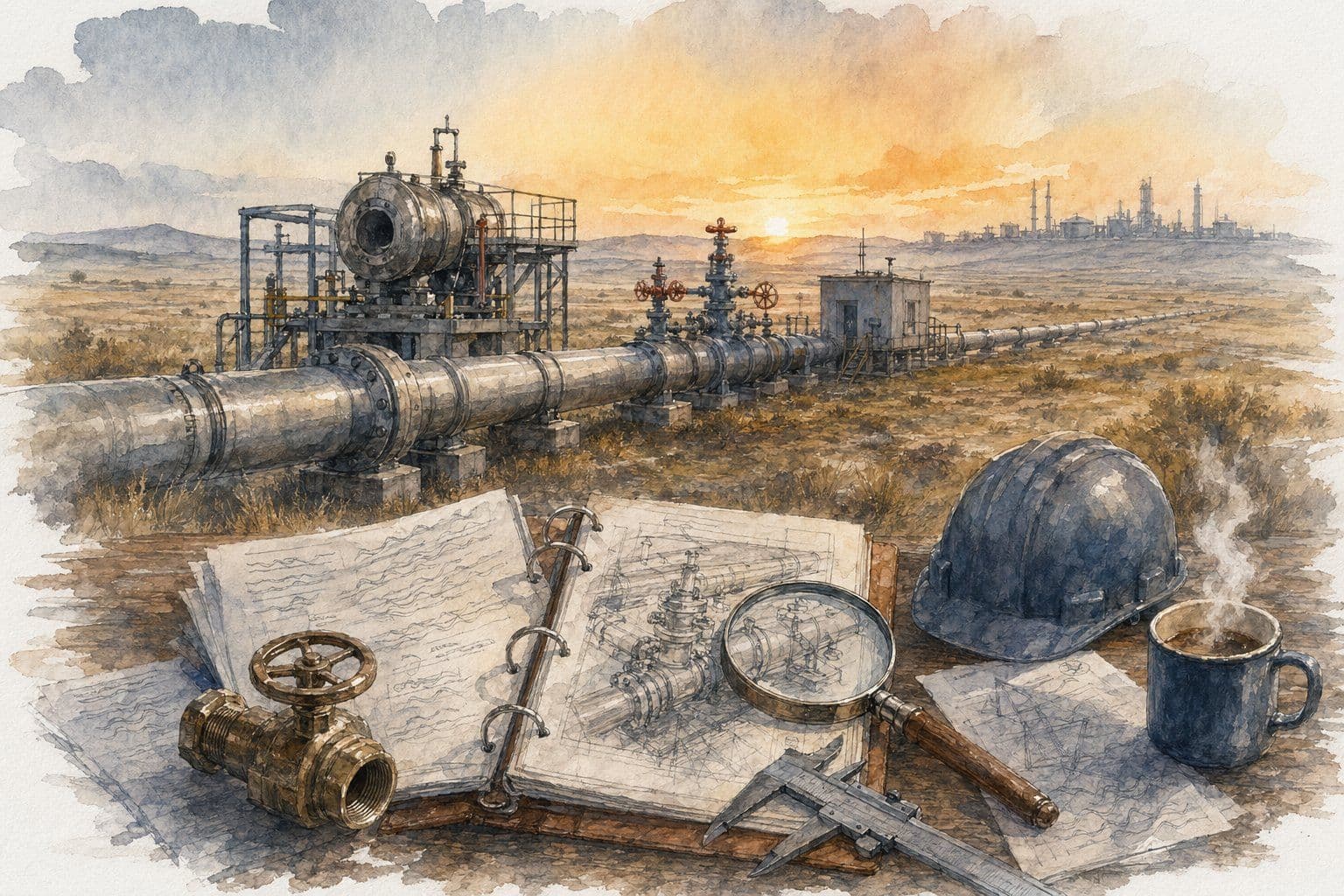 Перевод документации для нефтепроводов и газопроводов