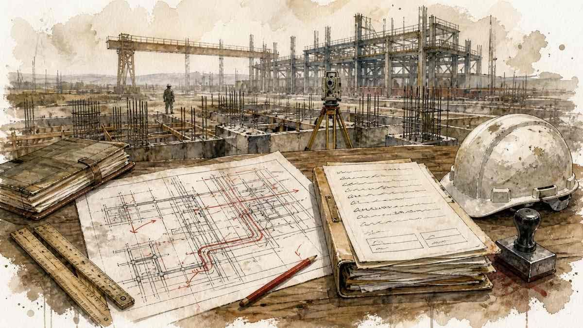 Перевод исполнительной документации (as-built) и актов скрытых работ для промышленного строительства