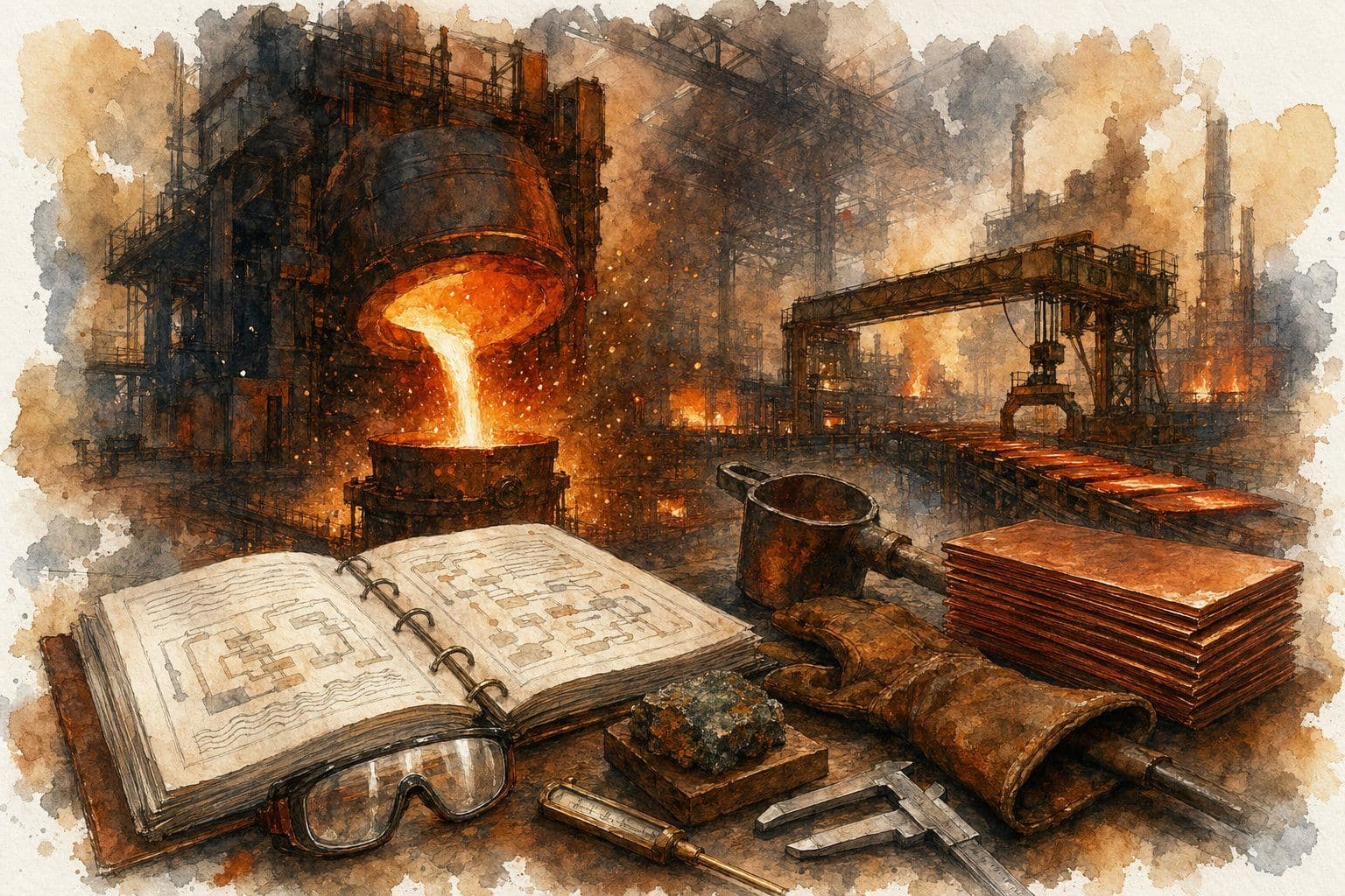 Перевод технологических процессов выплавки и рафинирования металлов